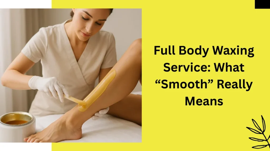 waxing hair removal service